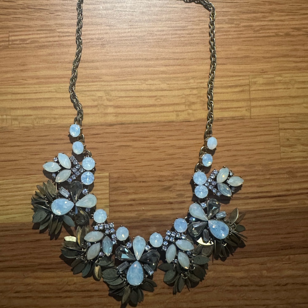 Loft Gold and White Necklace